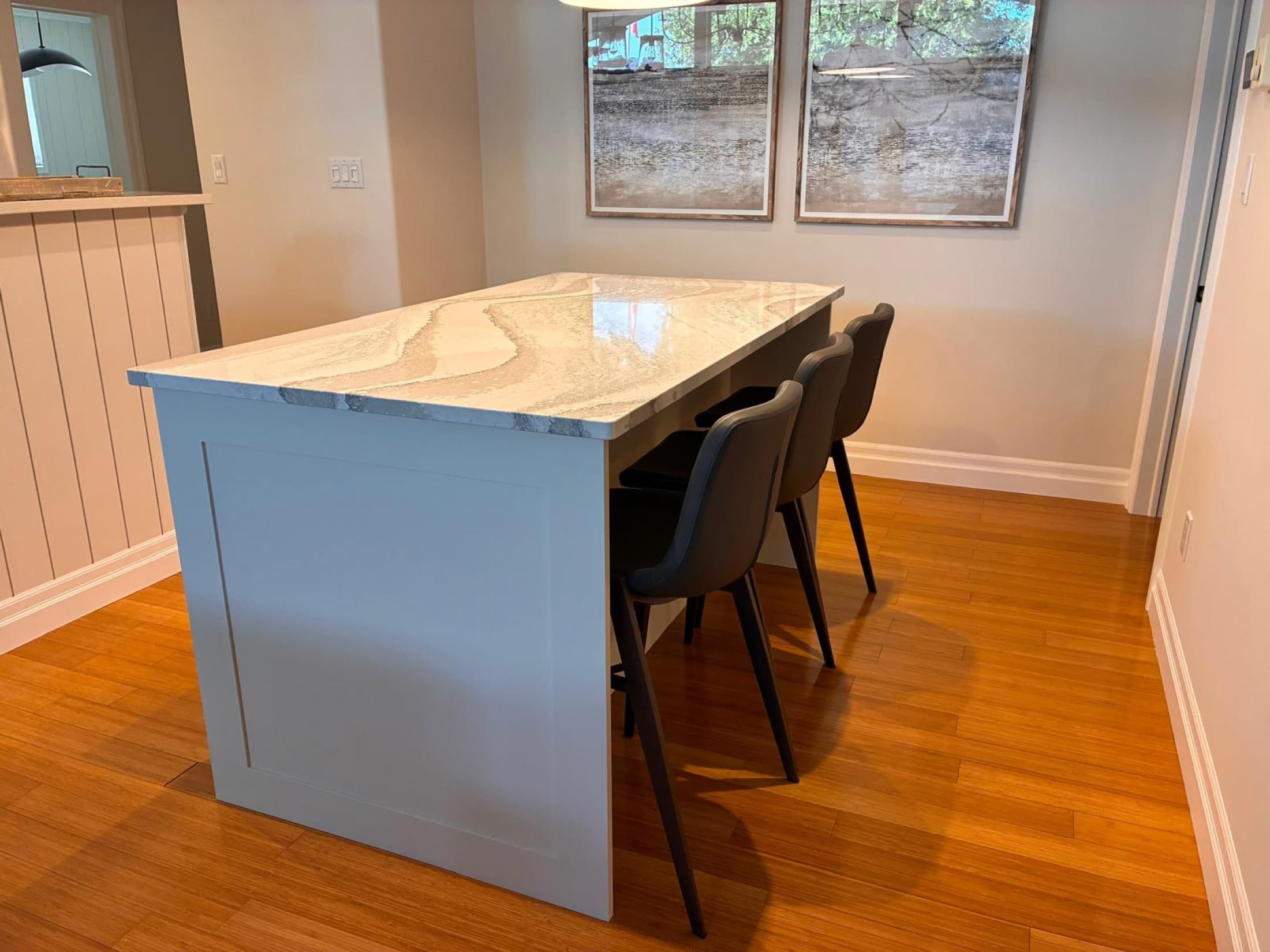 Custom kitchen island by Craft & Co. Cabinetry